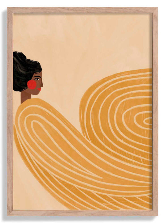 The Woman With the Yellow Stripes by Bea Müller