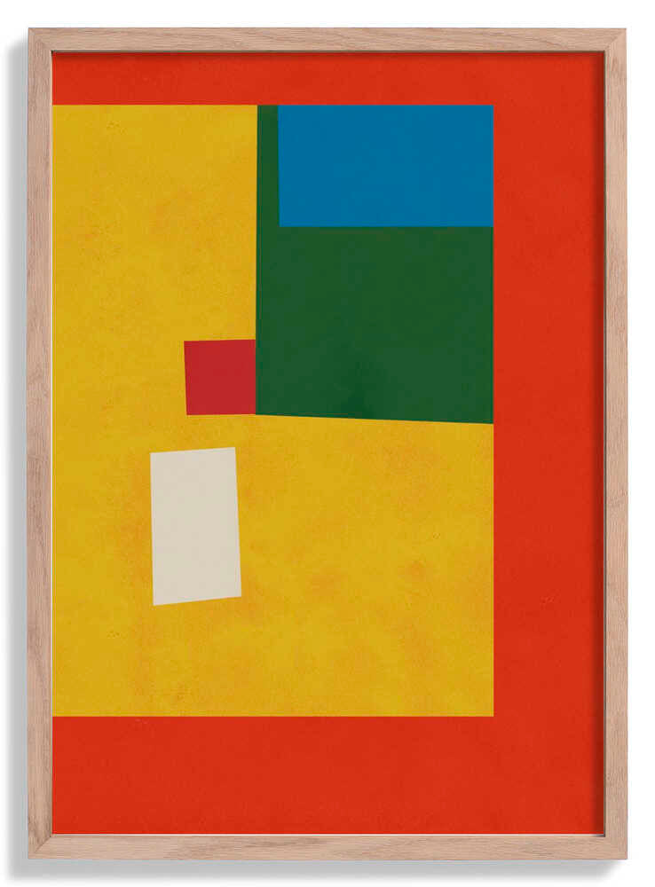 Vibrant Geometric Shapes by Little Dean