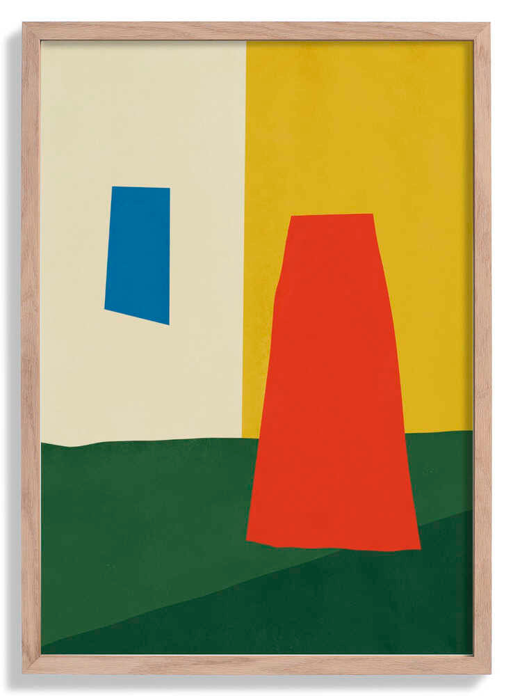 Kühne geometrische Formen und leuchtende Farben von Little Dean