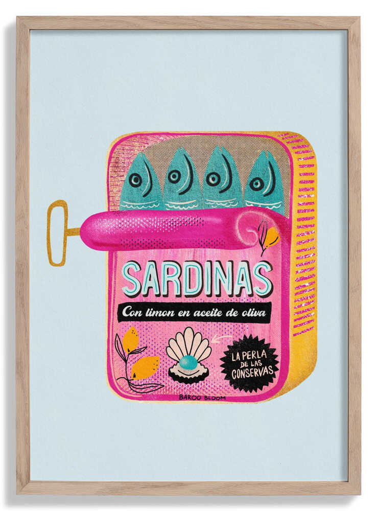 Sardinen Blechdose von Baroo Bloom