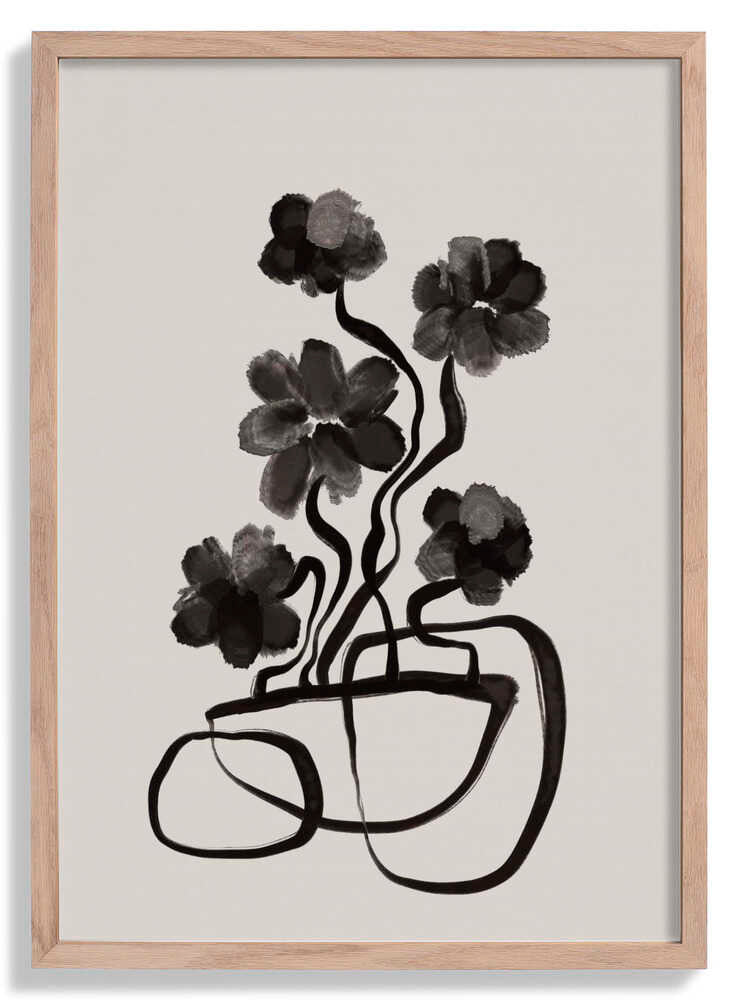 Monochrome Blüten von Treechild