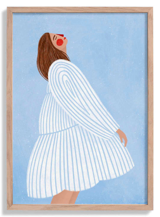 The Woman With the Blue Stripes by Bea Müller
