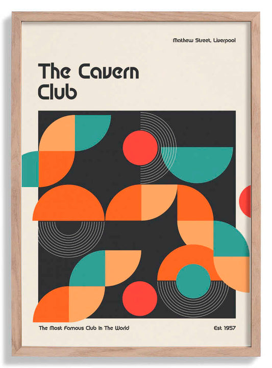 Cavern Club Design Poster by Retrodrome