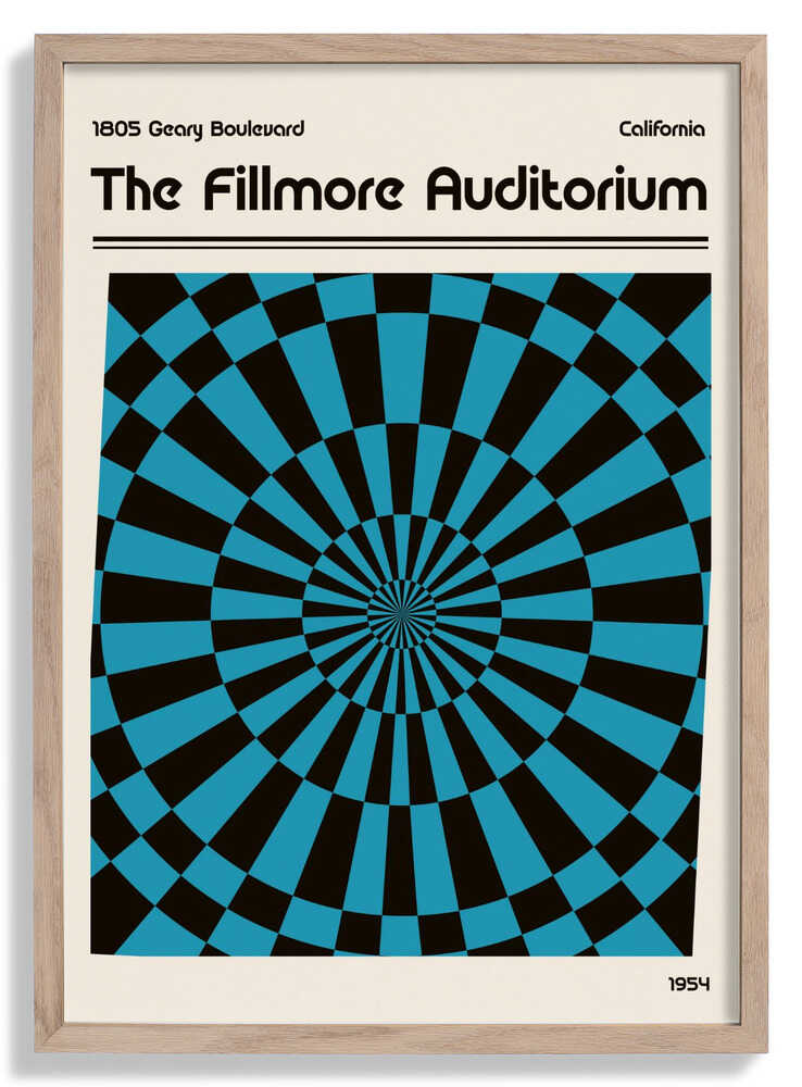 The Fillmore Poster by Retrodrome