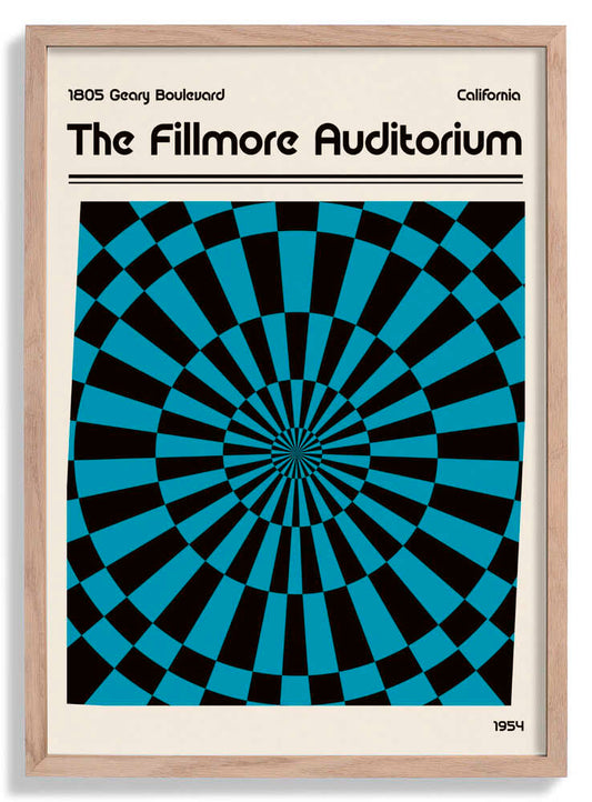 The Fillmore Poster by Retrodrome