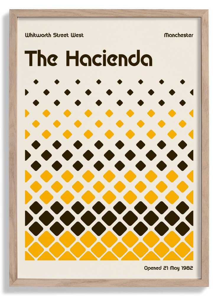 Hacienda Poster von Retrodrome