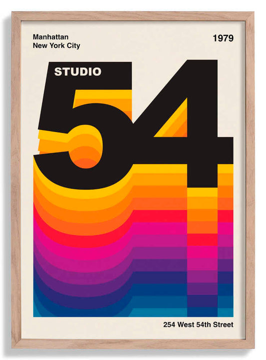 Studio 54 Retro Design by Retrodrome