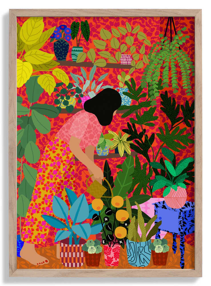 Watering My Plants by Rafaela Mascaro