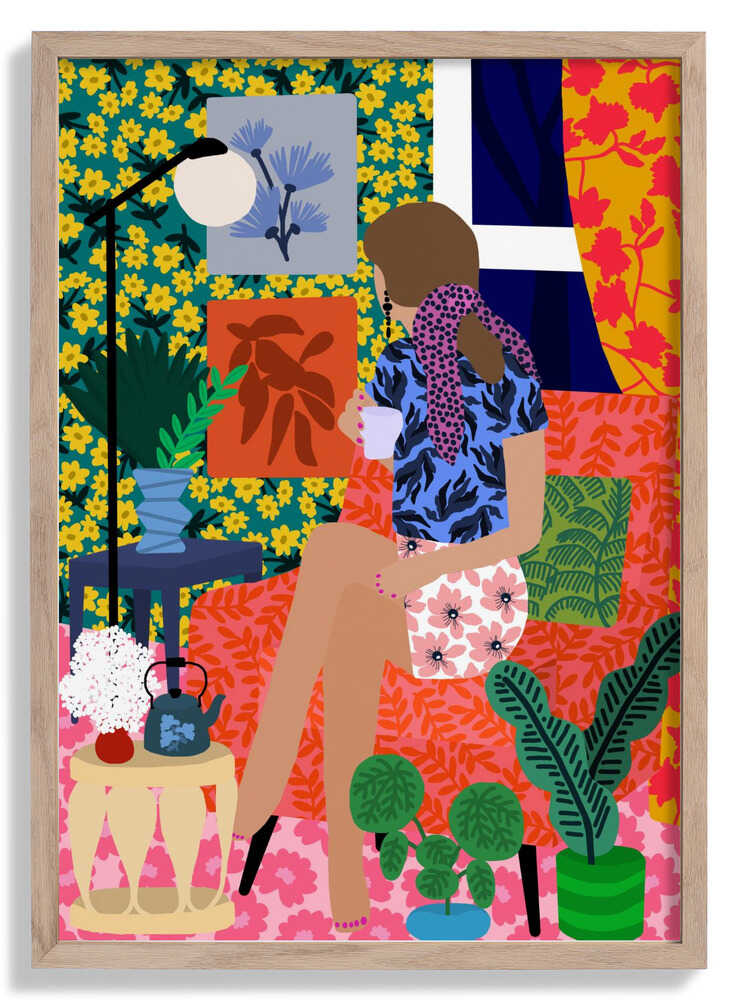 Tea time girl by Rafaela Mascaro