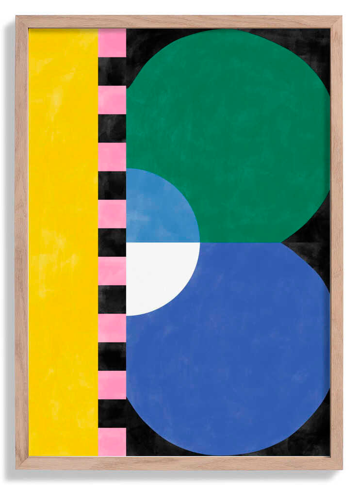 Colorful Geometry Block and shapes by Elena Ristova