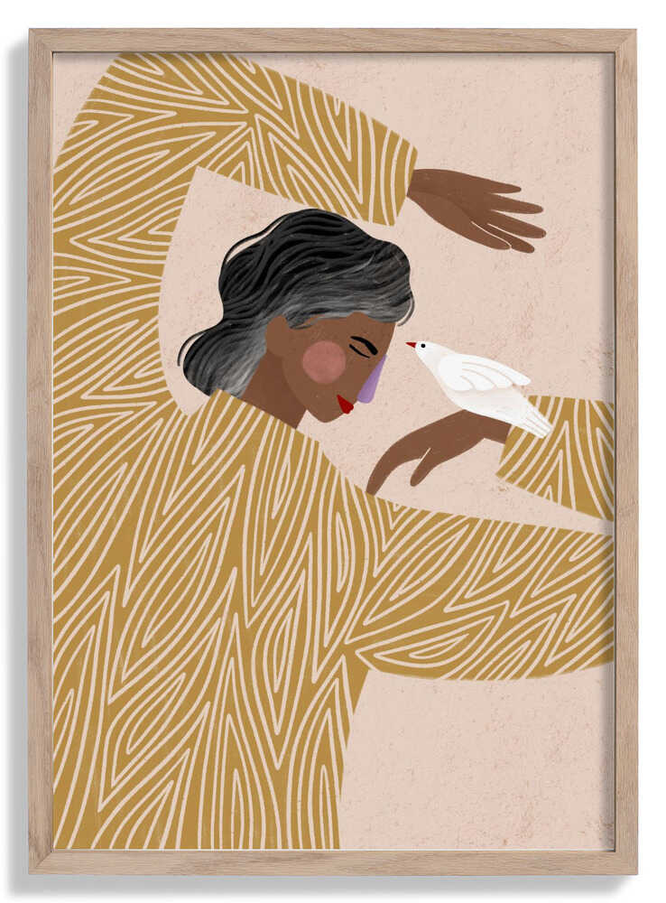 The Woman With a Bird by Bea Müller