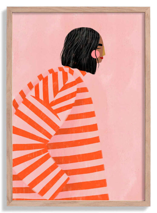 The Woman With the Orange Stripes by Bea Müller