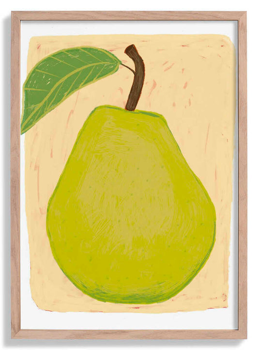 Big green pear by Sharyn Bursic