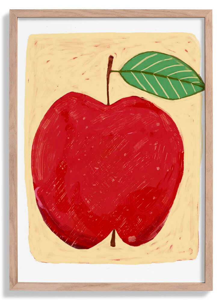 Großer roter Apfel von Sharyn Bursic