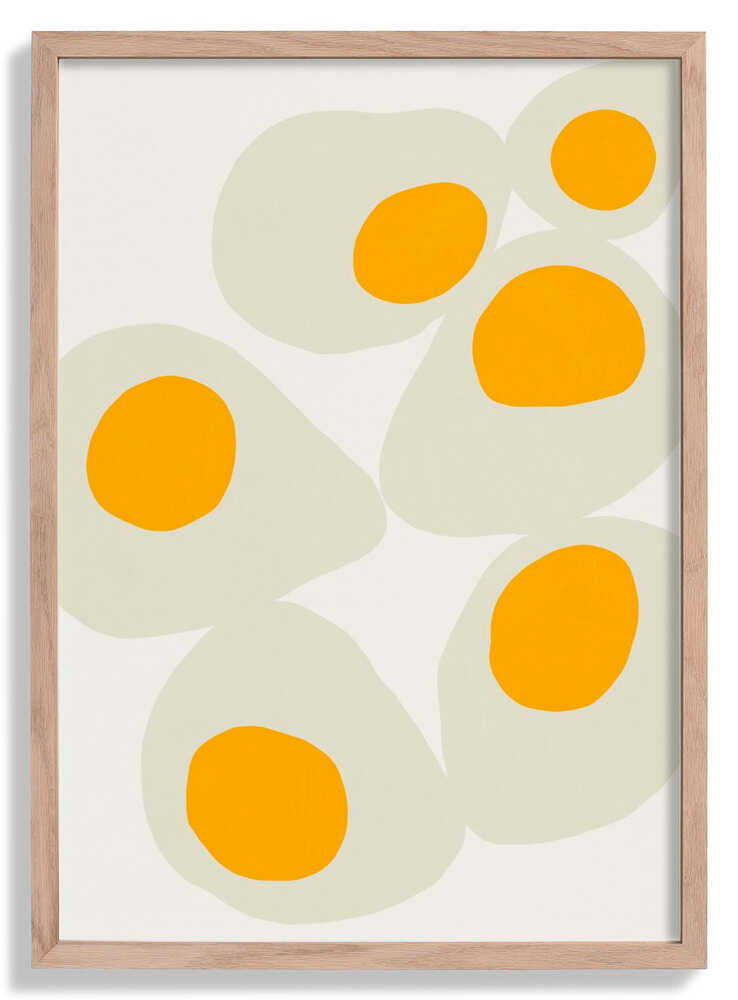 Yellow Eggs food art by Little Dean