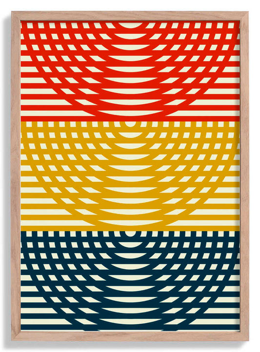 Tri-Color Waves by Petr Strnad