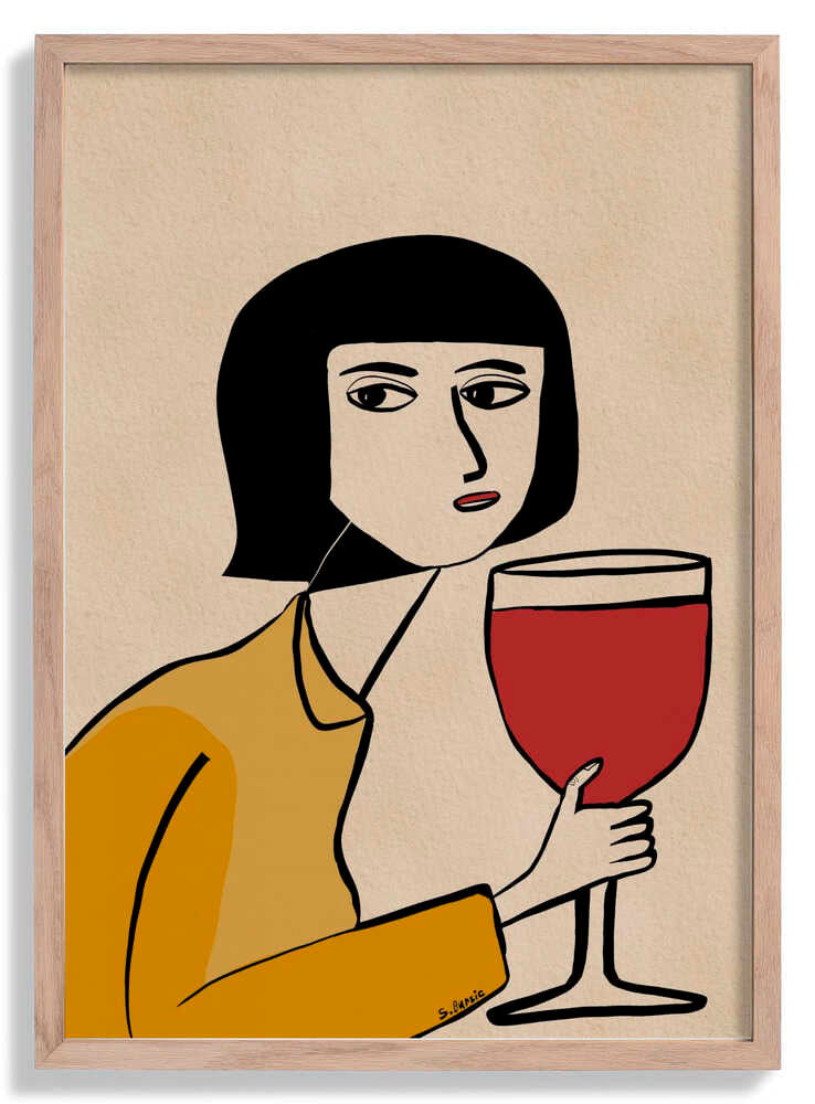 Wine lover by Sharyn Bursic