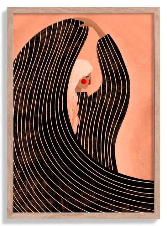 The Woman With the Black Dress by Bea Müller