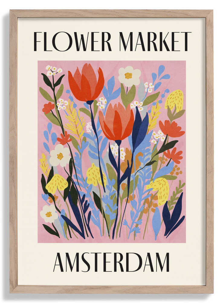 Flower Market Amsterdam Netherlands by Dirkie Nell