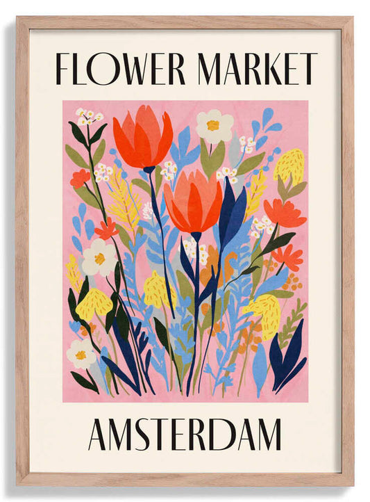 Flower Market Amsterdam Netherlands by Dirkie Nell