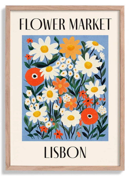 Flower Market Lisbon Portugal by Dirkie Nell