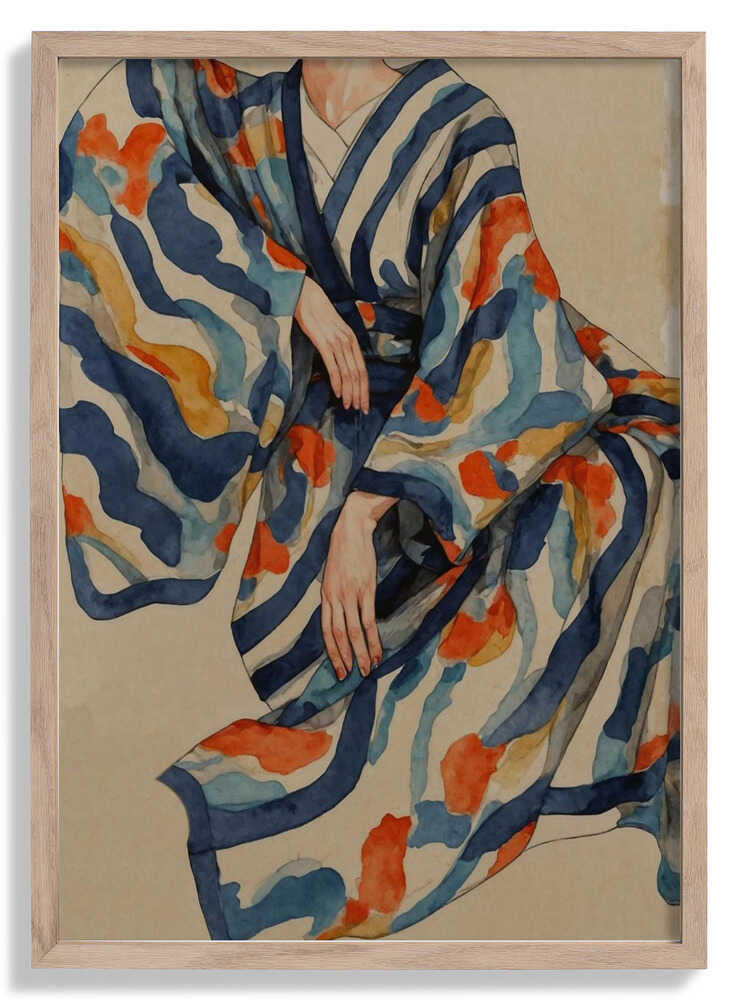 Flowing Kimono Patterns by THE MIUUS STUDIO