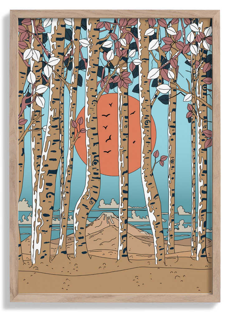 Japanische Birkenbäume von Nicholas