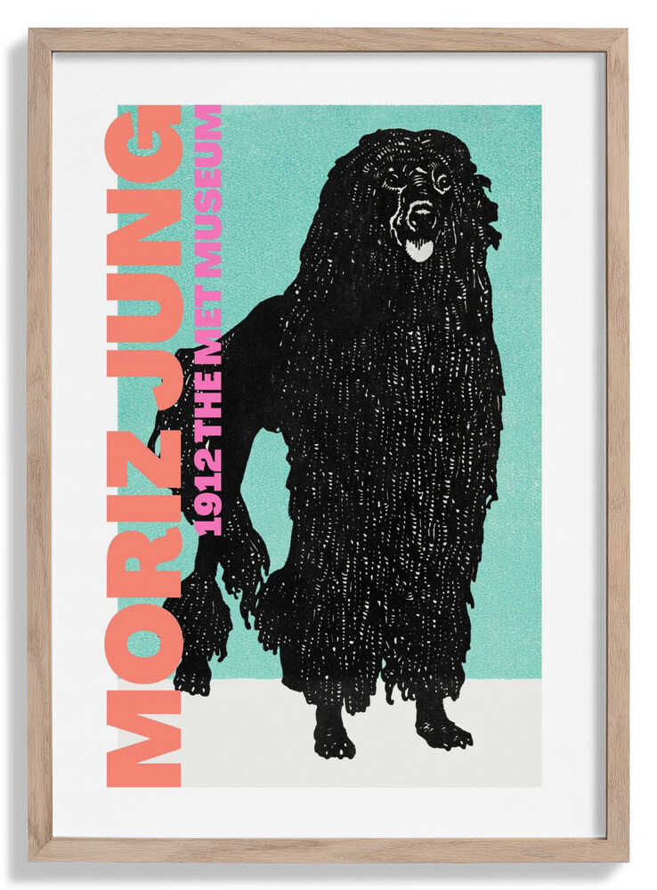 Stylized Black Dog by Athene Fritsch