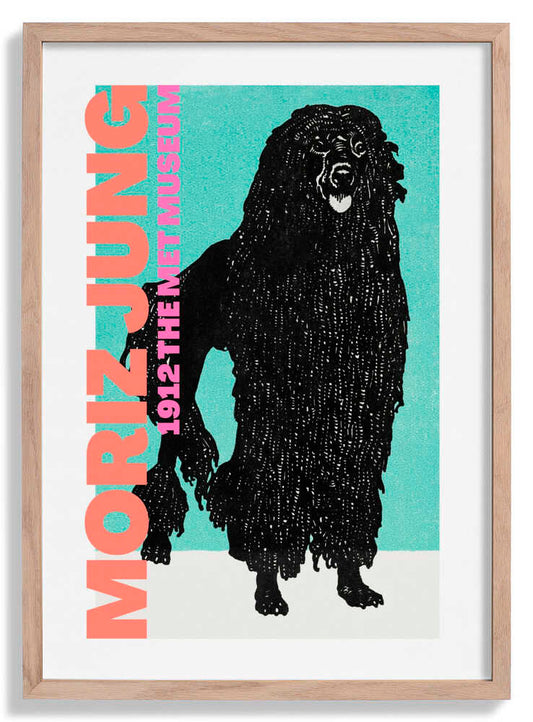 Stylized Black Dog by Athene Fritsch