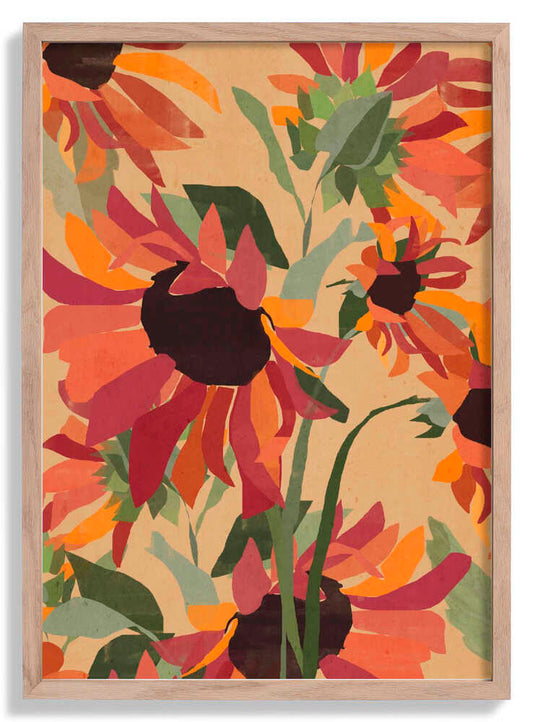 Vibrant  Sunflowers by ThingDesign