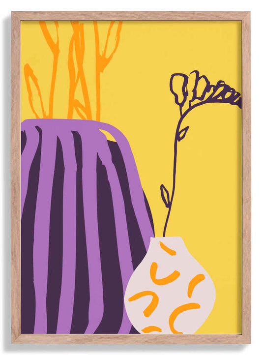 Vibrant Vase Duo by Treechild