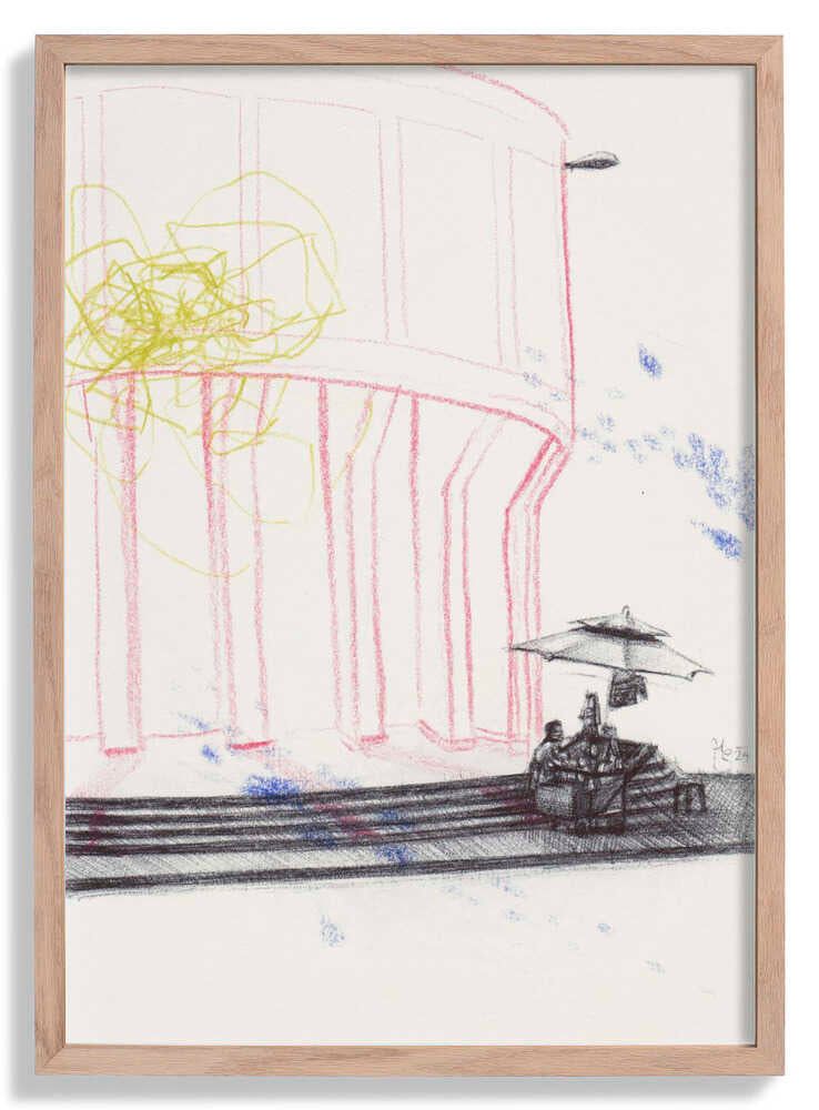 Straßenmarkt von Mirjam Schrei