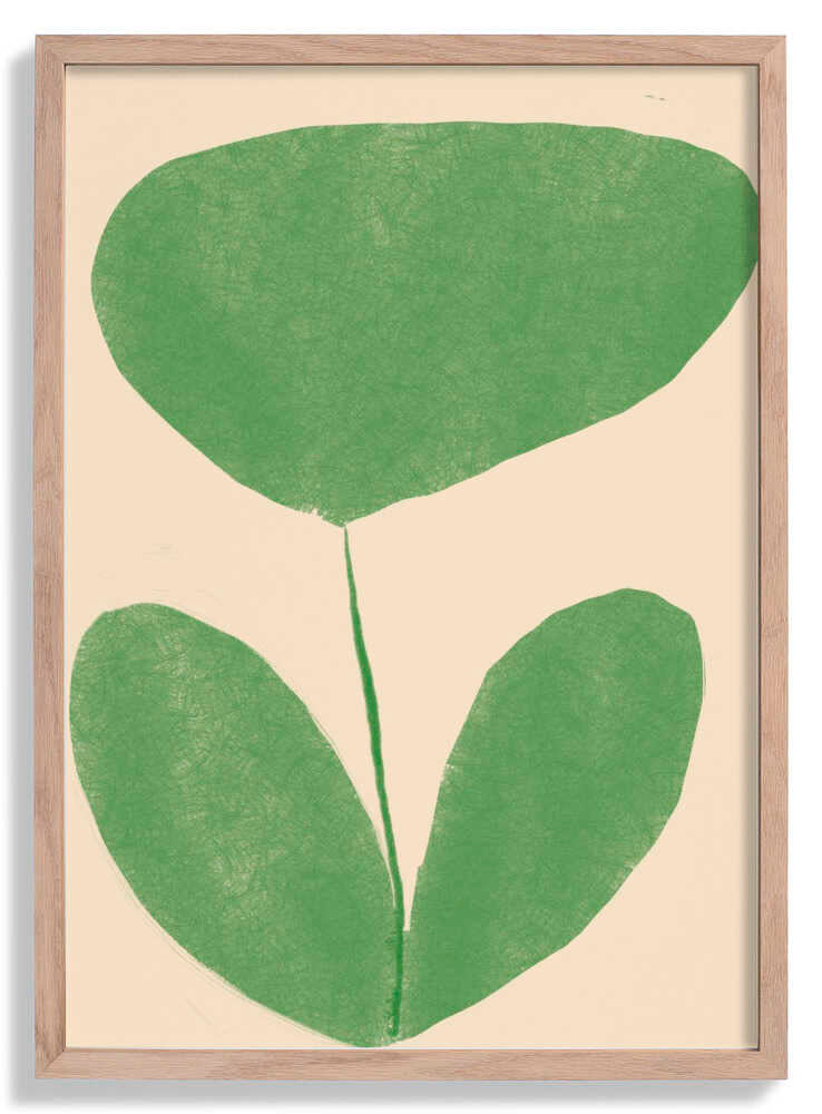 Minimal Green Blossom von Treechild