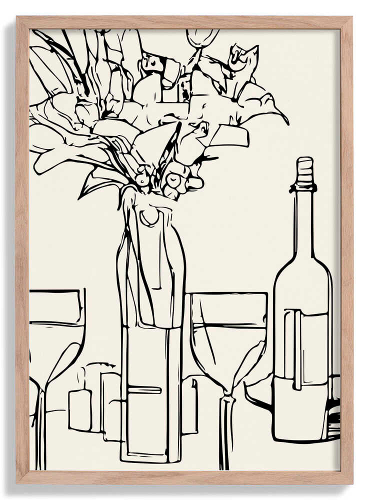 Wine and Blooms by Treechild