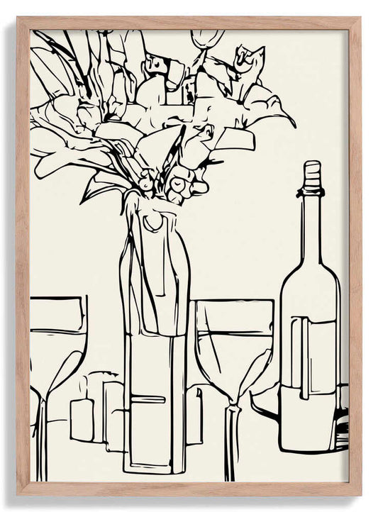 Wine and Blooms by Treechild