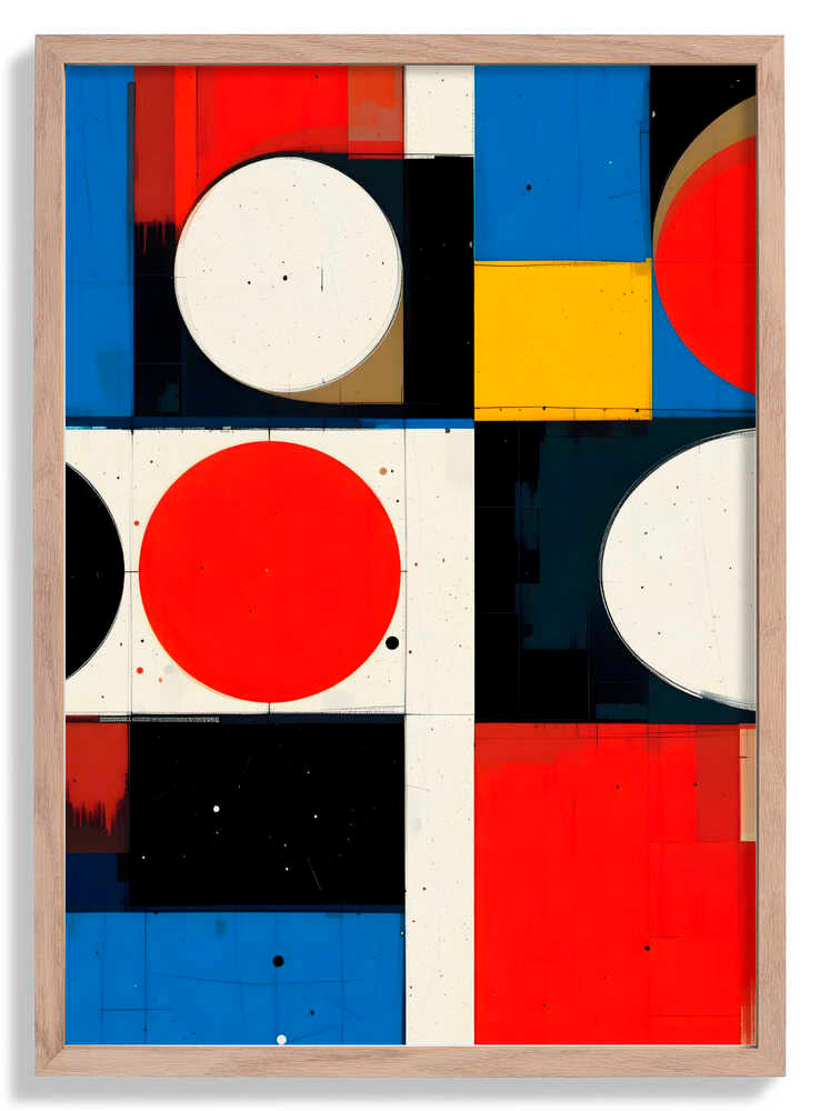 Geometric Shapes And Bold Colors by Kintsugi99