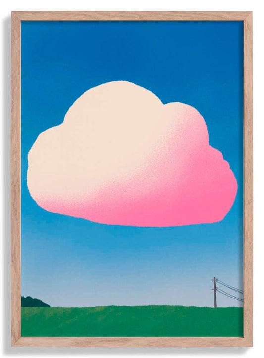 Rosa Farbverlaufswolke von Little Dean