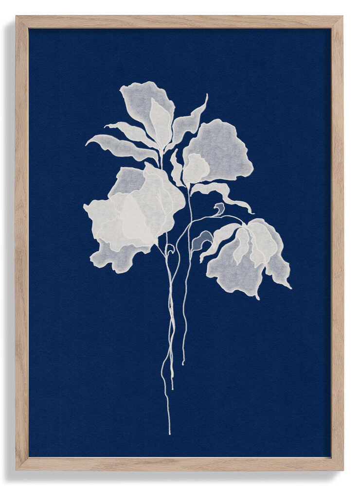 Delicate White Flower by Lena Refur