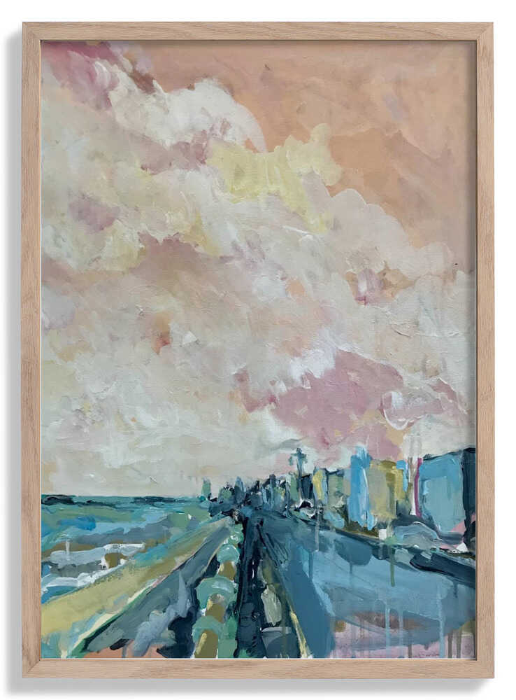 Pastellfarbene Skyline Drift von Alice White