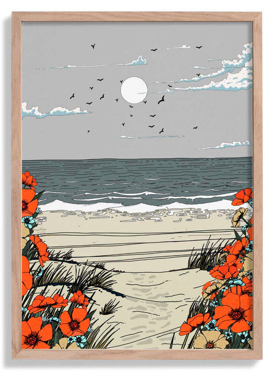 Blumen am Strand von Nicholas