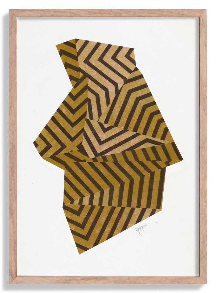 Zen Stone IV. (ochre version) by Paulina Vårregn