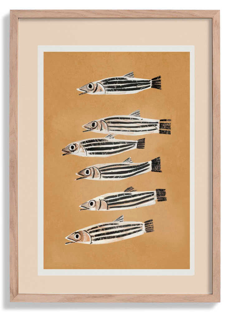 Minimal Fish Study by City Art