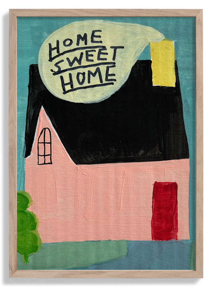 Pink House Home Sweet Home von Karin Lauria