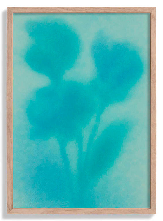 Aqua Bloom Silhouette by Frida Floral Studio