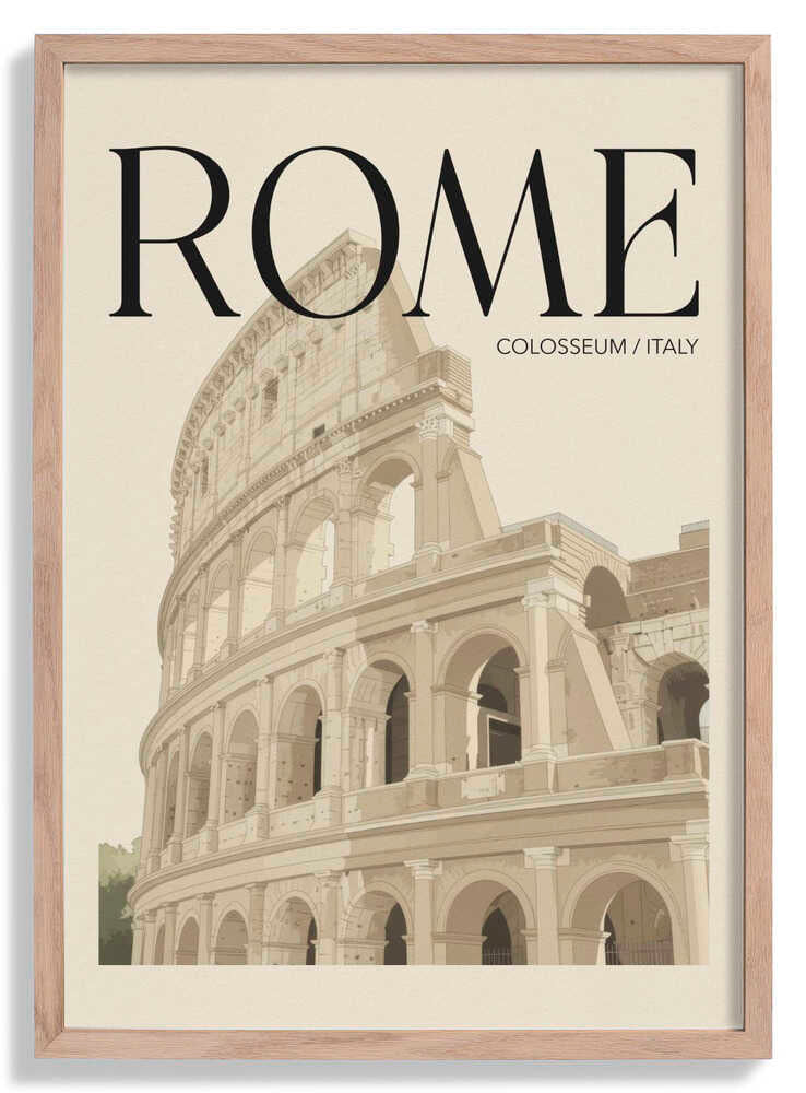 Rom Reiseposter von Andreas Magnusson