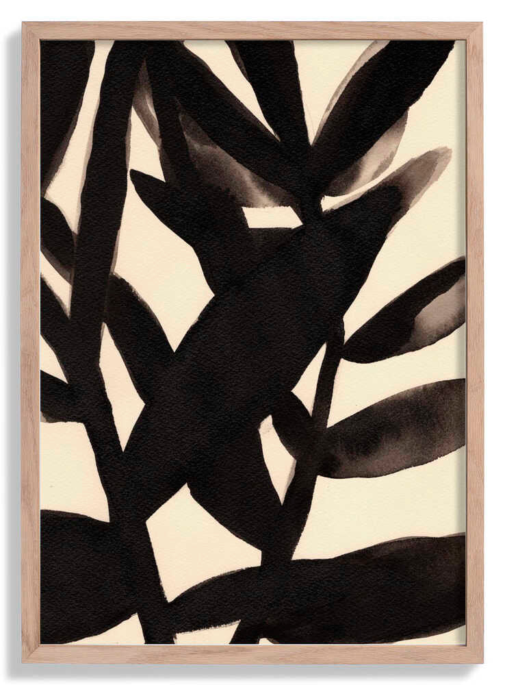 Branches in Black and Beige II by Janel Bragg