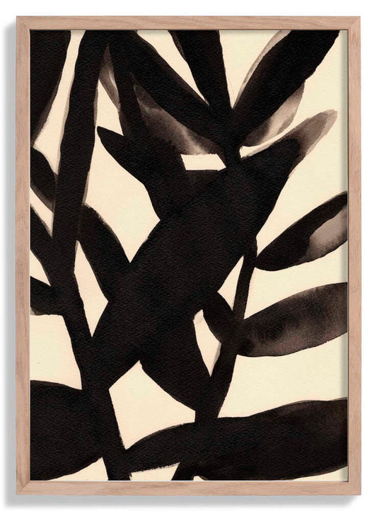 Branches in Black and Beige II by Janel Bragg