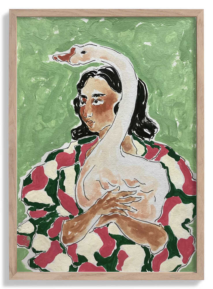 Girl With Duck by Rushati Chowdhury