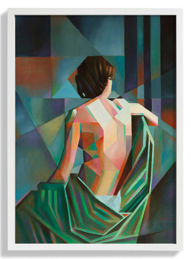 Homage to Eugène Durieu’s Seated Female Nude by Corné Akkers