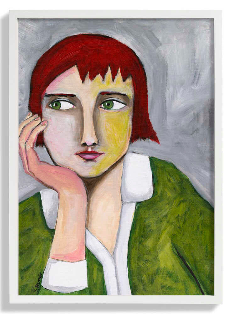 Thinking Lady by Sharyn Bursic